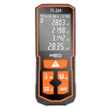 NEO TOOLS Lézeres távolságmérő, hatótáv: 60 m, IP54, fröccsenő víz védelem 2 év garanciával 75-204