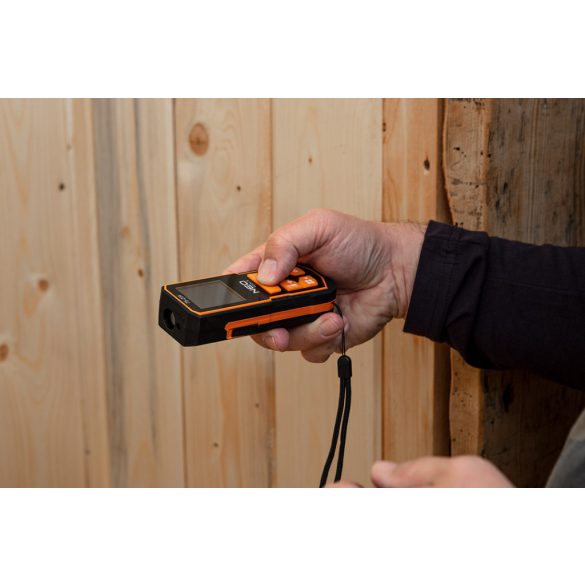 NEO TOOLS Lézeres távolságmérő, hatótáv: 60 m, IP54, fröccsenő víz védelem 2 év garanciával 75-204