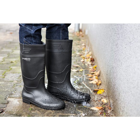 NEO TOOLS Gumicsizma, PVC, általános, csúszásmentes talp, 42 82-902-42