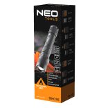 NEO TOOLS Zseblámpa tölthető, USB, 1000lum, OSRAM P9 LED, 10W 99-035