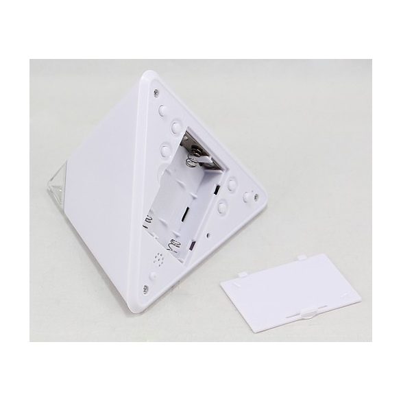 Ébresztőóra, digitális óra, asztali óra (színváltós, piramis alakú)