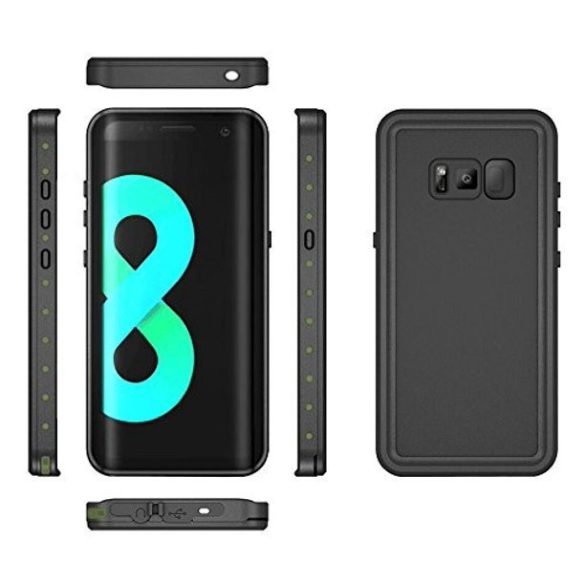 Vízálló és ütésálló tok Galaxy S8 S8+ S9 telefonokhoz