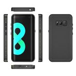 Vízálló és ütésálló tok Galaxy S8 S8+ S9 telefonokhoz