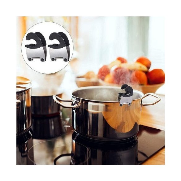 Edény oldalára csiptethető tartó