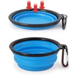 Latex hordozható etető és itató tál kutyáknak (350ML)