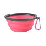 Latex hordozható etető és itató tál kutyáknak (350ML)