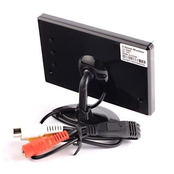 3.5 TFT LCD mini monitor autóba színes tolatókamera monitor