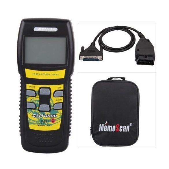 U581 MAGYAR NYELVŰ kézi autódiagnosztikai interfész OBD OBD 2 Multiprotokoll hibakódolvasó