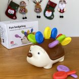 Színes sünis számolójáték, interaktív játékkészlet gyerekeknek