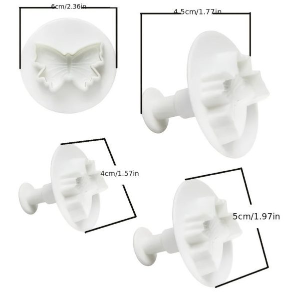 33db aranyos rajzfilm süteményforma