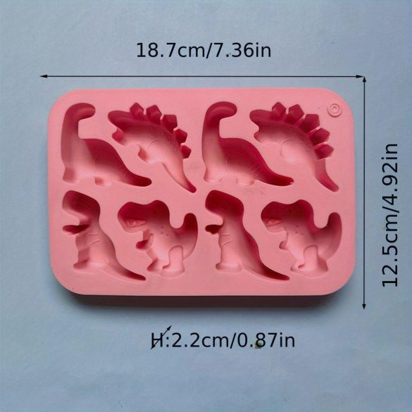 1db Aranyos Dinoszaurusz Szilikon Forma