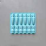 12-üreges szilikon nyúl és répa alakú forma cukorkához, csokoládéhoz és tortához