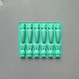 12-üreges szilikon nyúl és répa alakú forma cukorkához, csokoládéhoz és tortához