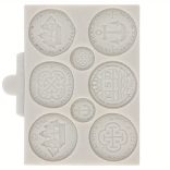 Szilikon kincses érme formák sütéshez
