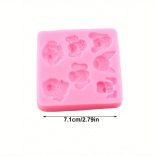 Aranyos kutyafej szilikon forma