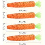 Sárgarépa alakú rágó játék macskáknak