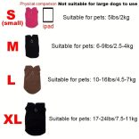 Kényelmes téli gyapjú kutyakabát francia bulldogoknak és kis kutyáknak