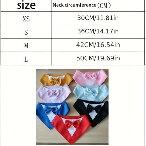 Öltönyös kutya nyáltörölköző