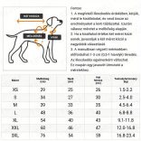 1 db egyszínű vastagított téli kabát kutyáknak
