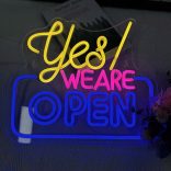 Igen! Nyitva Vagyunk Neon Tábla