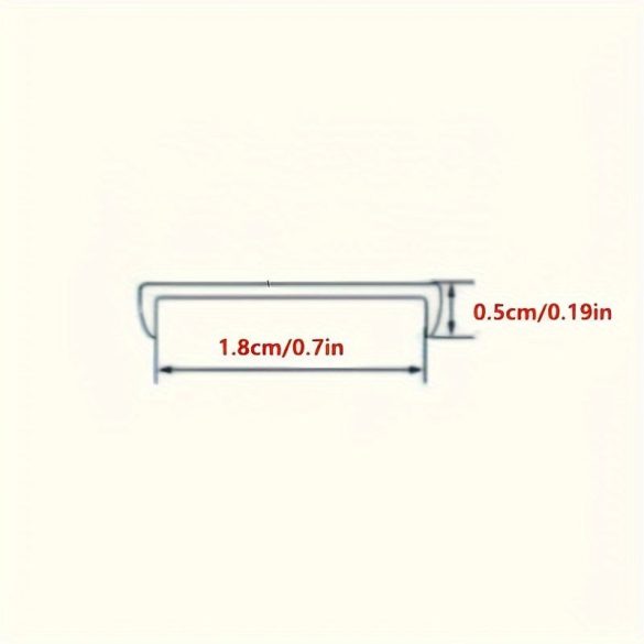Öntapadó U-alakú TPE műanyag furnér élzáró