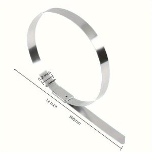 20 darab rozsdamentes acél kötözőcsipesz