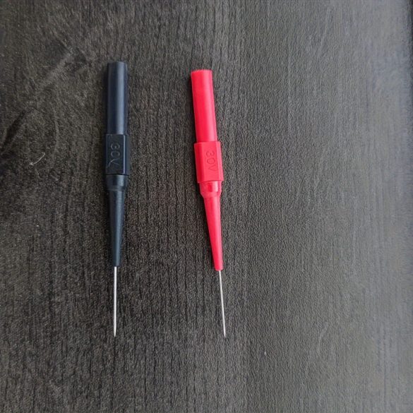 2 db szigetelést átszúró szonda autóipari diagnosztikához