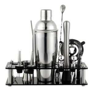 Professzionális rozsdamentes acél koktél shaker készlet
