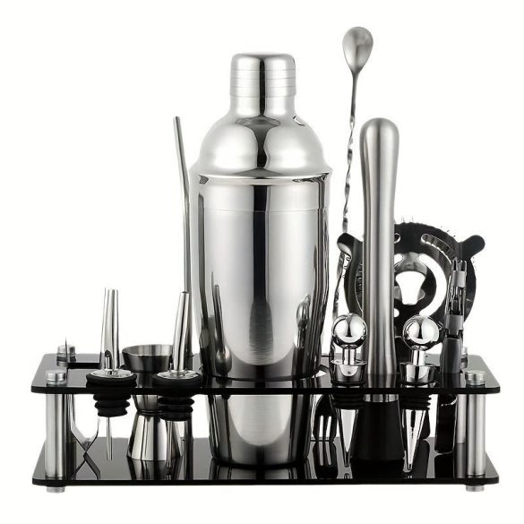 Professzionális rozsdamentes acél koktél shaker készlet