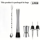 Professzionális rozsdamentes acél koktél shaker készlet