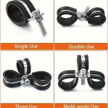 44 darabos rozsdamentes acél kábelcsipesz készlet gumimarkolattal