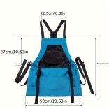 Kültéri aratókötény nagy zsebekkel