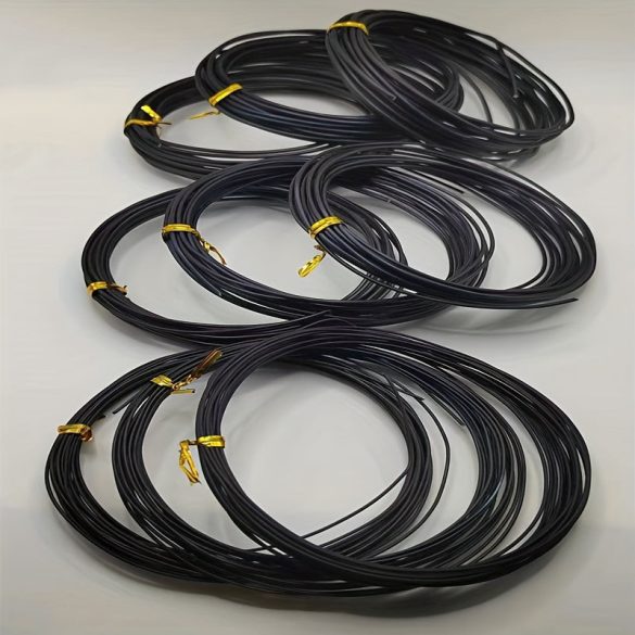 9 tekercs 147 láb hosszúságú eloxált alumínium bonsai edződrót