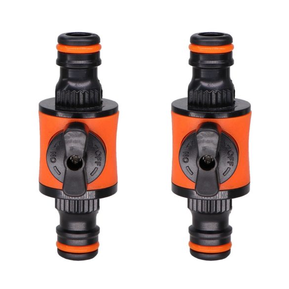 1db egyenlő kerti tömlő elzárószelep szerelvény