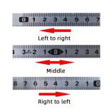 Öntapadós Fém Mérőszalag - Tartós, Rozsdamentes és Kopásálló Átlátszó Skálával