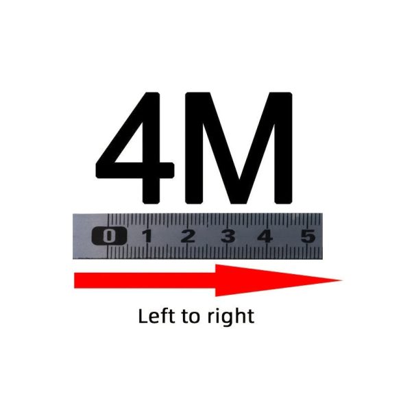 Öntapadós Fém Mérőszalag - Tartós, Rozsdamentes és Kopásálló Átlátszó Skálával