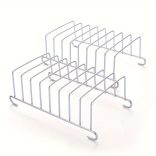 rozsdamentes acélból készült légkeverős sütőrács kiegészítő