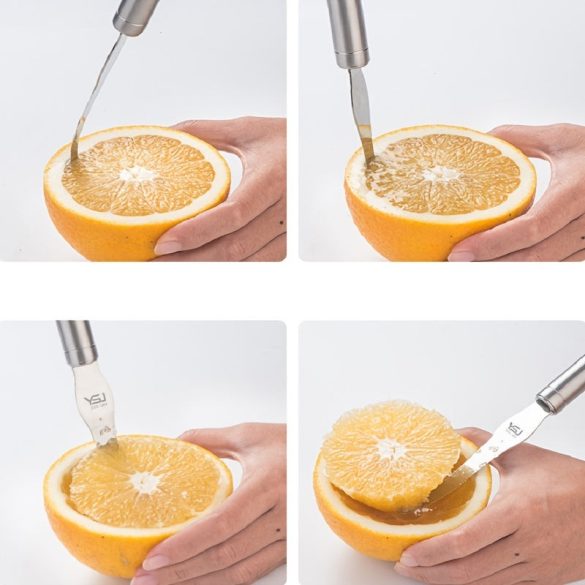 Narancshámozó eszköz rozsdamentes acélból