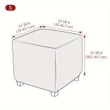 Korszerű Rugalmas Török Puff Huzat