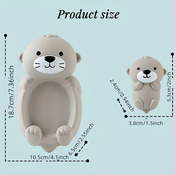 Szilikon hód fürdőjáték gyerekeknek