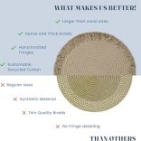 Elegáns Egyszínű Papír Asztali Alátét