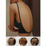 Egyszerű Szilárd Varrat nélküli melltartó