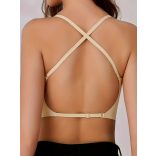 Egyszerű Szilárd Varrat nélküli melltartó