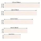 Lenvászon asztali futó vadvirág és levél mintával