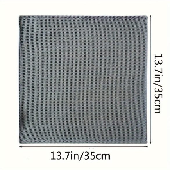 4db Gofri Szövésű Konyharuha, 34.8cm Négyzet - Ultra Nedvszívó Pamut Konyharuha