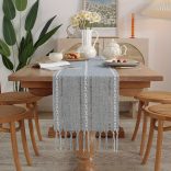 1db, fehér asztali futó