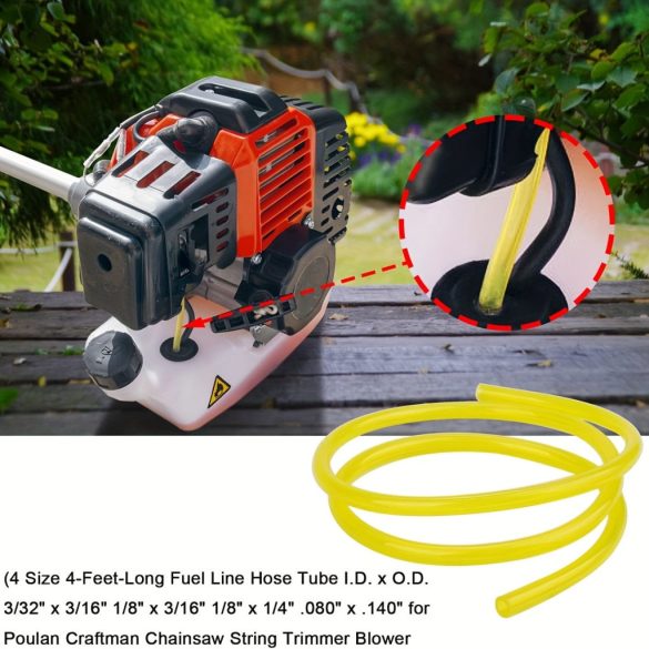 4db Üzemanyagvezeték-tömlő kis motorcső