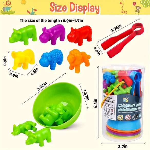 Szivárványos rendező puzzle játék