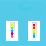 Kémcsőbe rendező gyorsasági játék