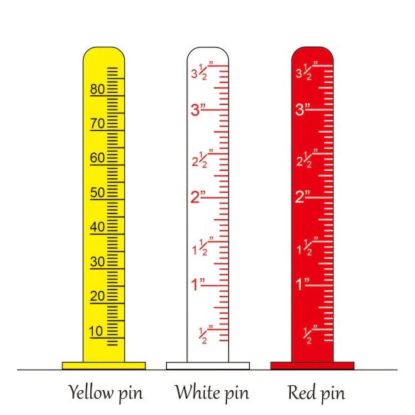 Sárga Öntapadós Cement Szintező Tű (1db)